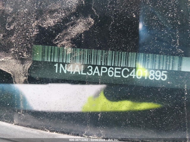 2014 NISSAN ALTIMA 2.5 SL VIN: 1N4AL3AP6EC401895