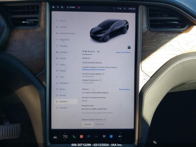 5YJXCDE28LF286340 Tesla Model X Long Range Dual Motor All-wheel Drive/long Range Plus Dual Motor All-wheel Drive