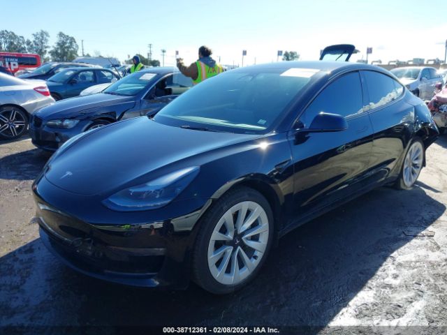 2022 TESLA MODEL 3 5YJ3E1EB7NF119302 Photo 1