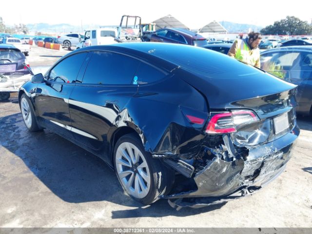 2022 TESLA MODEL 3 5YJ3E1EB7NF119302 Photo 2
