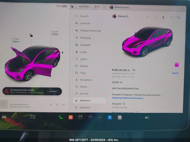 2023 TESLA MODEL Y 7SAYGDEE2PA137110 Photo 6