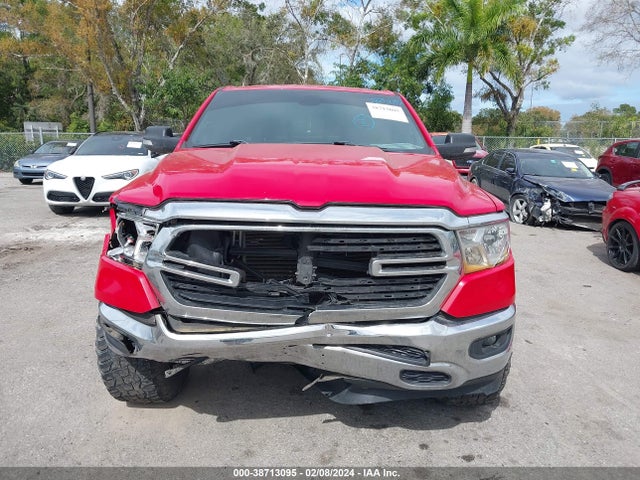 2021 RAM 1500 BIG HORN 4X2 5'7 BOX VIN: 1C6RREFT5MN544456
