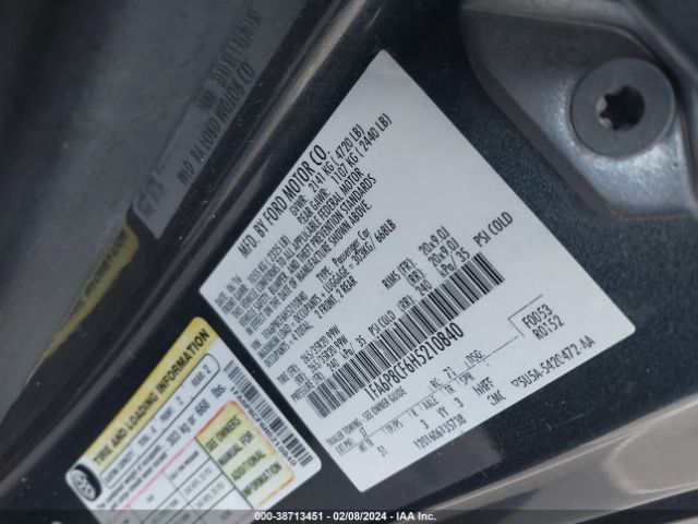 1FA6P8CF6H5210840 Ford Mustang Gt Premium