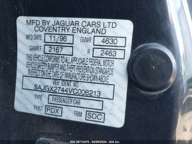 1997 JAGUAR XK8 SAJGX2744VC006213 Photo 8