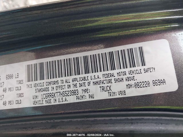 RAM 1500 Express  4x2 5'7 Box 2017 1C6RR6KT7HS523983 Image 9
