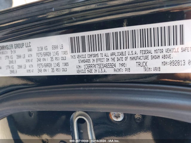 RAM 1500 Express 2014 1C6RR7KT5ES465924 Image 9