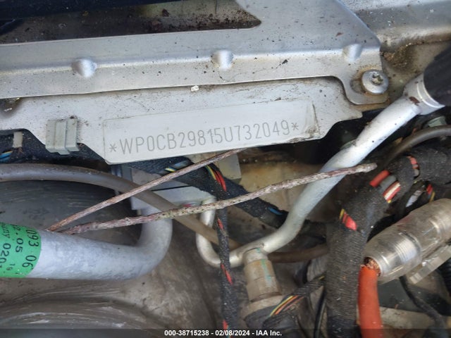 2005 PORSCHE BOXSTER WP0CB29815U732049 Photo 8