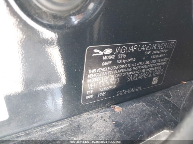 SAJBD4BV2GCY24475 Jaguar Xf 35t Premium
