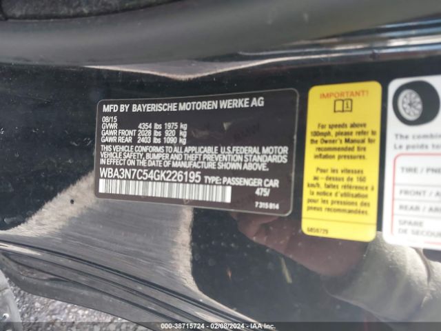 WBA3N7C54GK226195 BMW 428i