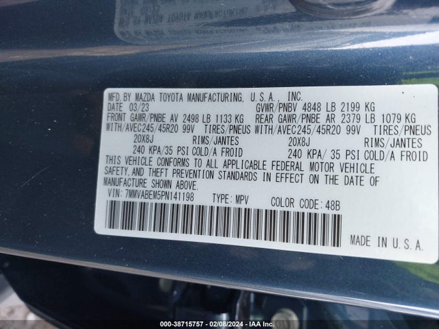 Mazda Cx-50 2.5 S Premium Plus 2023 7MMVABEM5PN141198 Image 9