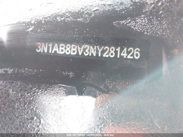 Nissan Sentra S Xtronic Cvt 2022 3N1AB8BV3NY281426 Image 9