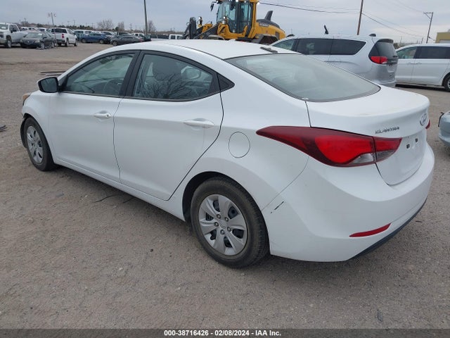 2016 HYUNDAI ELANTRA SE VIN: 5NPDH4AE8GH690430