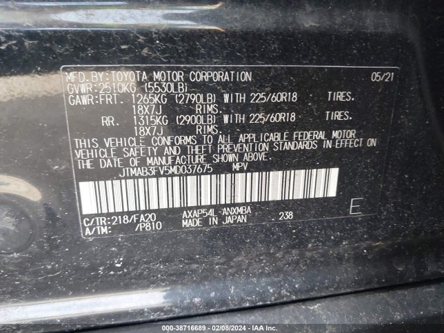 Toyota Rav4 Prime Se 2021 JTMAB3FV5MD037675 Image 9