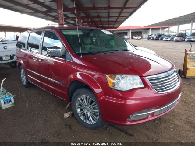 Auction sale of the 2015 Chrysler Town & Country Touring-l, vin: 2C4RC1CG7FR529425, lot number: 38717213