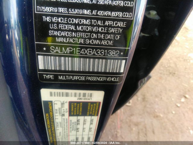 2011 LAND ROVER RANGE ROVER SALMP1E4XBA331382 Photo 8