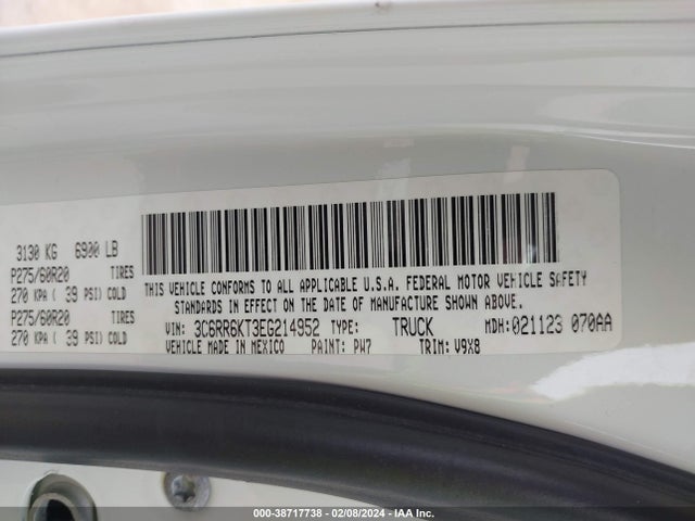 RAM 1500 Express 2014 3C6RR6KT3EG214952 Image 9