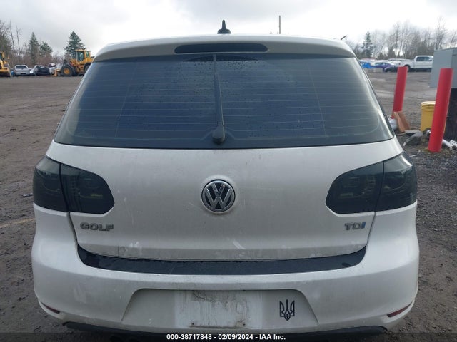 2013 VOLKSWAGEN GOLF 2.0L TDI 4-DOOR VIN: WVWDM7AJ5DW138271