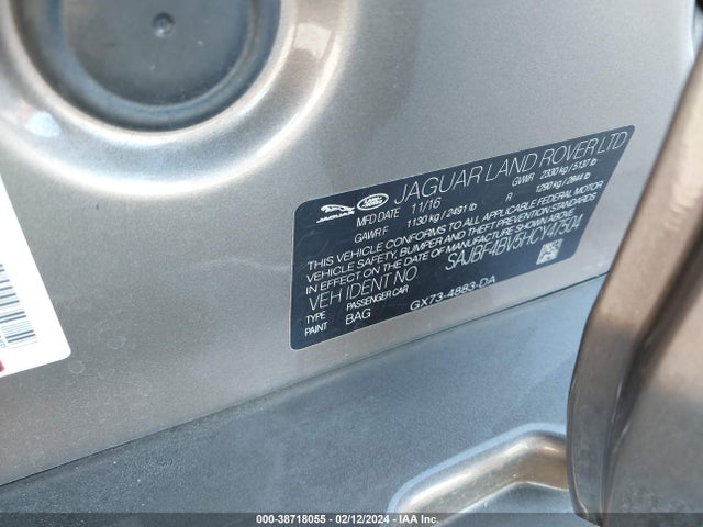 2017 JAGUAR XF SAJBF4BV5HCY47504 Photo 8