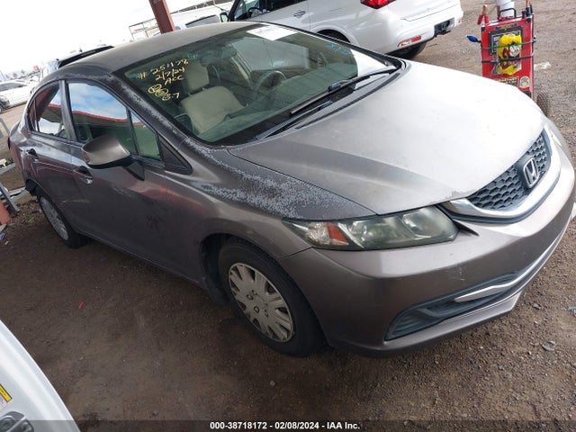 2013 HONDA CIVIC LX VIN: 2HGFB2F54DH563056