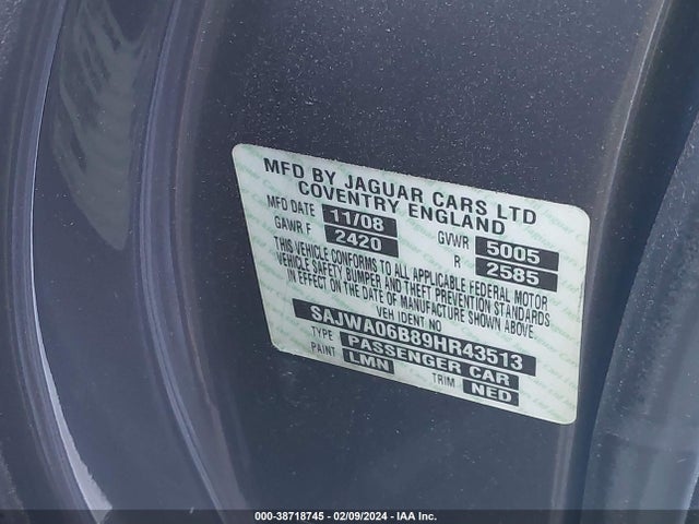 2009 JAGUAR XF SAJWA06B89HR43513 Photo 8