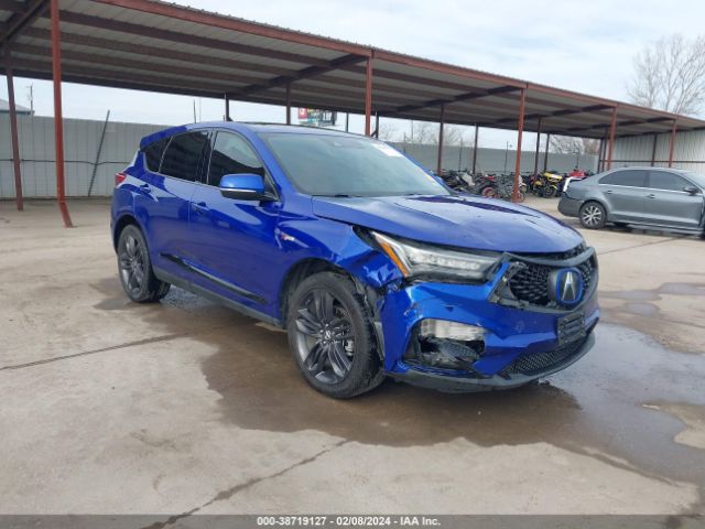 Auction sale of the 2019 Acura Rdx A-spec Package, vin: 5J8TC1H65KL015910, lot number: 38719127