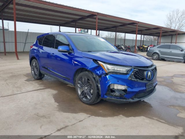 2019 Acura Rdx A-spec Package მანქანა იყიდება აუქციონზე, vin: 5J8TC1H65KL015910, აუქციონის ნომერი: 38719127