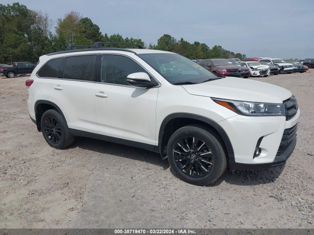 Toyota Highlander Se 2019 5TDKZRFH3KS367720 Image 1