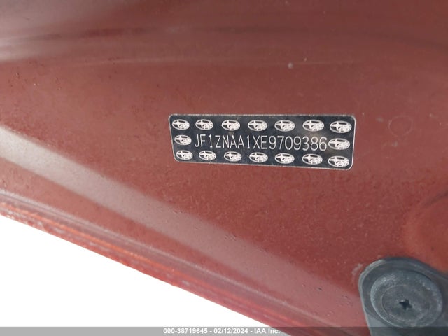 JF1ZNAA1XE9709386 Scion Fr-s Monogram