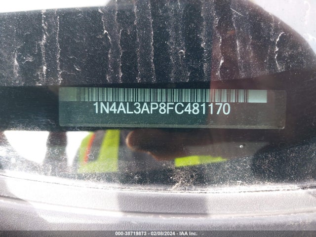 Nissan Altima 2.5 Sv 2015 1N4AL3AP8FC481170 Image 9