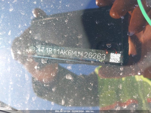 Toyota CAMRY LE 2021 4T1R11AK6MU426263 Image 9