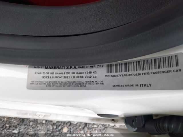 ZAM57YTA0J1270826 Maserati Ghibli S Q4