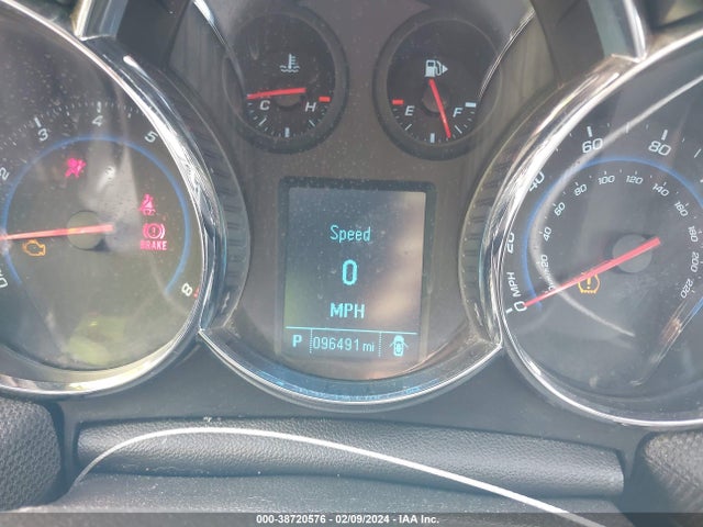 2012 CHEVROLET CRUZE 1LT VIN: 1G1PF5SC4C7316202