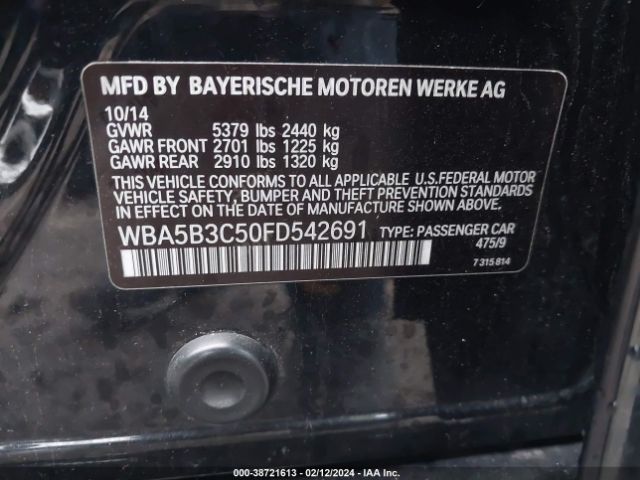 WBA5B3C50FD542691 BMW 535i Xdrive