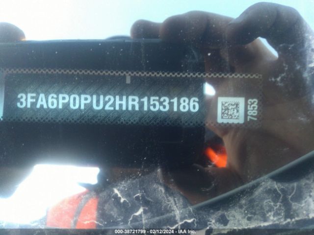3FA6P0PU2HR153186 Ford Fusion Energi Se Luxury