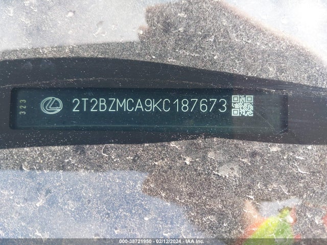 2T2BZMCA9KC187673 Lexus Rx 350 F Sport
