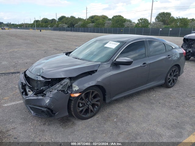 Honda Civic Sport 2019 2HGFC2F85KH595597 Image 2