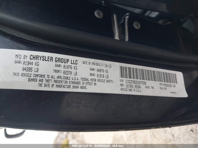 Dodge DART SXT 2014 1C3CDFBB2ED677638 Image 9
