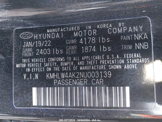 Hyundai ELANTRA N 2022 KMHLW4AK2NU003139 Image 9