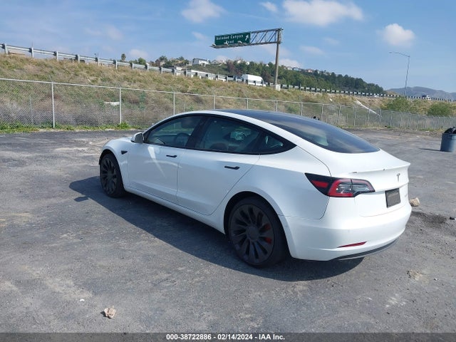 5YJ3E1EC8NF230014 Tesla Model 3 Performance Dual Motor All-wheel Drive