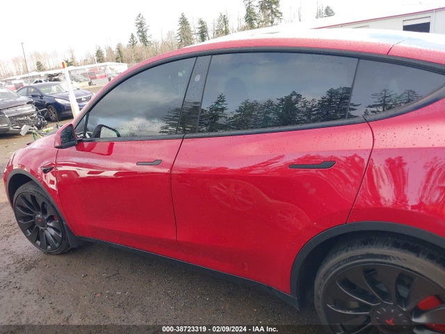 2023 TESLA MODEL Y AWD/PERFORMANCE DUAL MOTOR ALL-WHEEL DRIVE VIN: 7SAYGDEF7PF915509