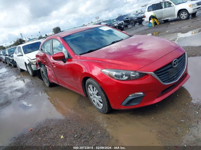 2016 Mazda Mazda3 I Sport მანქანა იყიდება აუქციონზე, vin: JM1BM1J76G1340434, აუქციონის ნომერი: 38723815