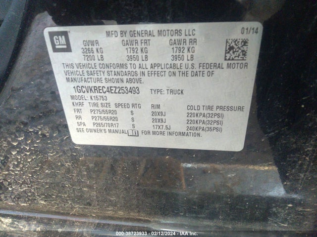 Chevrolet Silverado 1500 1lt 2014 1GCVKREC4EZ253493 Image 9