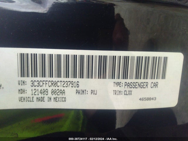 2012 FIAT 500 3C3CFFCR0CT237916 Photo 8