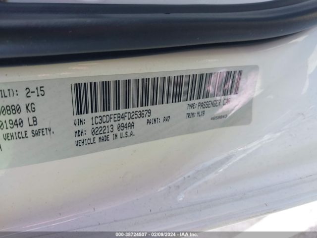 1C3CDFEB4FD253679 Dodge DART GT