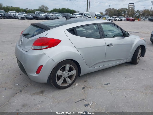 2014 HYUNDAI VELOSTER BASE W/BLACK VIN: KMHTC6AD0EU207136