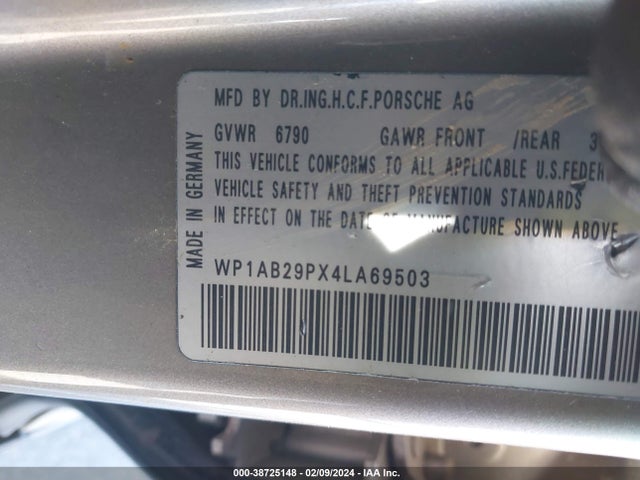 2004 PORSCHE CAYENNE WP1AB29PX4LA69503 Photo 8