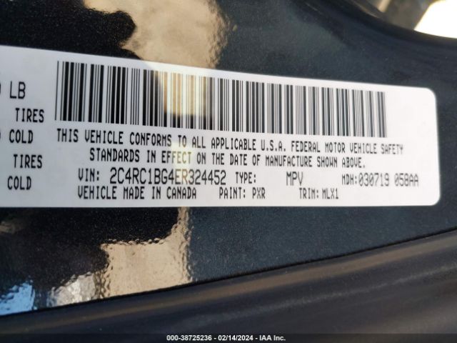 2014 CHRYSLER TOWN & COUNTRY 2C4RC1BG4ER324452 Photo 8