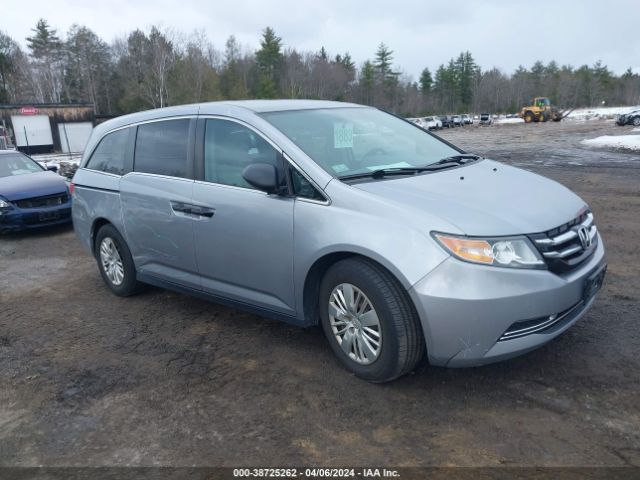 Auction sale of the 2016 Honda Odyssey Lx, vin: 5FNRL5H24GB013928, lot number: 38725262