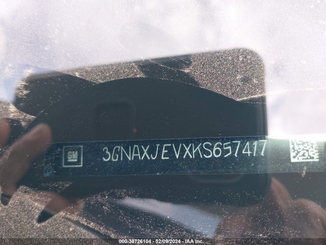Chevrolet EQUINOX LT 2019 3GNAXJEVXKS657417 Image 9