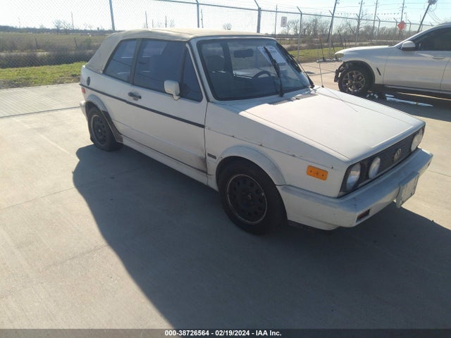 1991 VOLKSWAGEN CABRIOLET VIN: WVWCB5156MK001338
